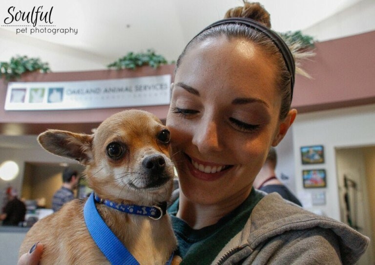 Pipi and OAS volunteer