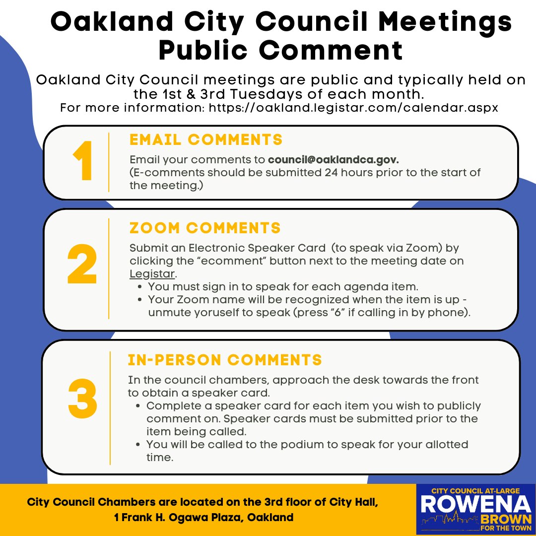 Public comment guide with instructions on how to participate in public comment
