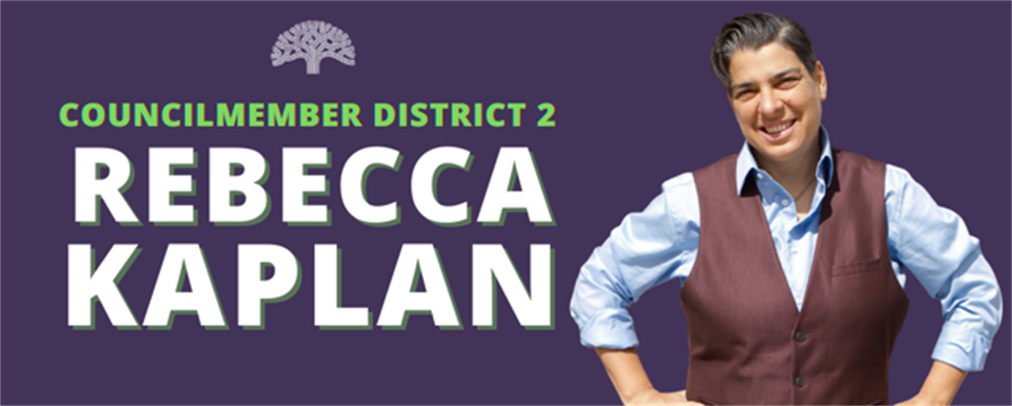 Interim District Two Councilmember Rebecca Kaplan