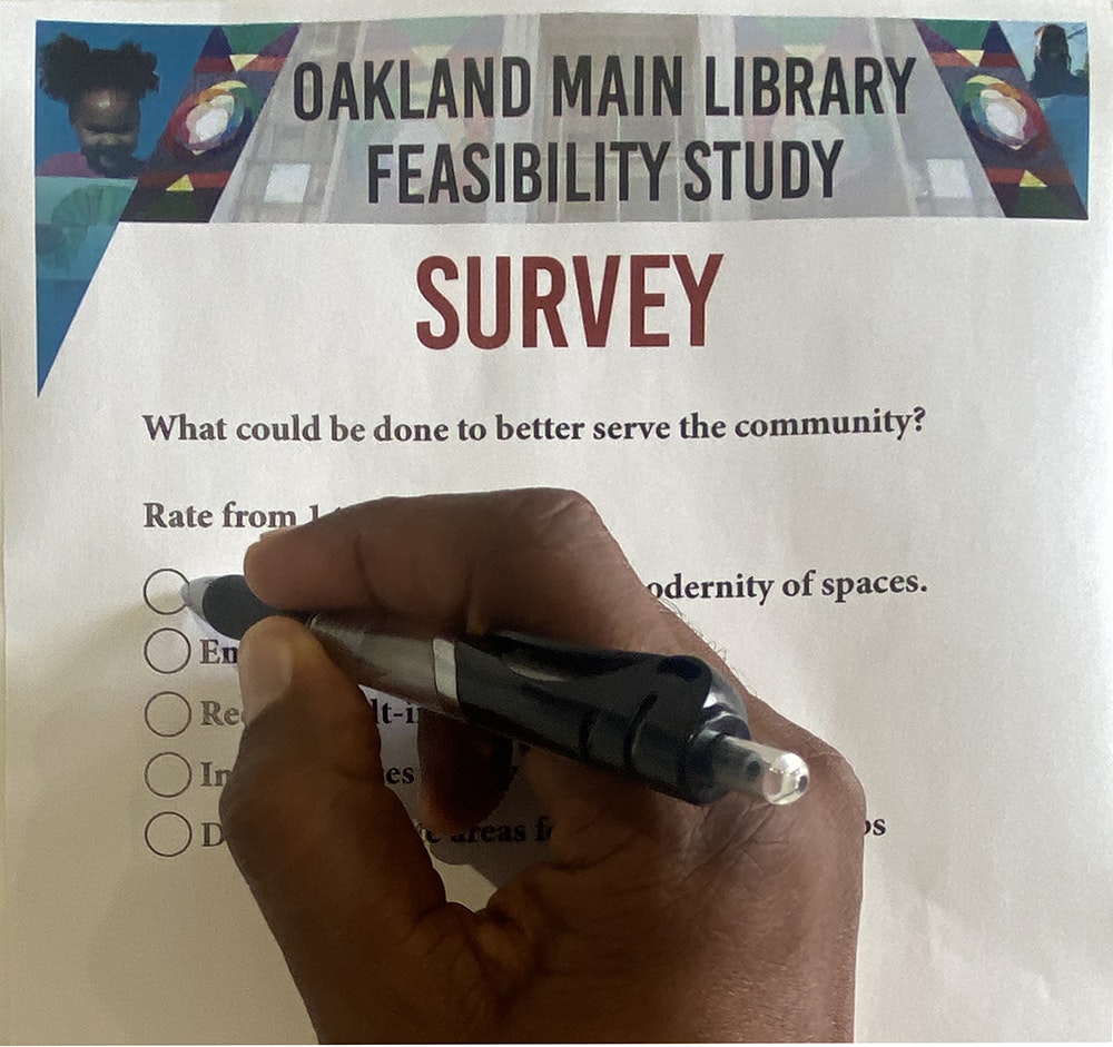 Stay tuned for the Oakland Main Library Survey!