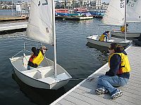 Child in Sail Boat