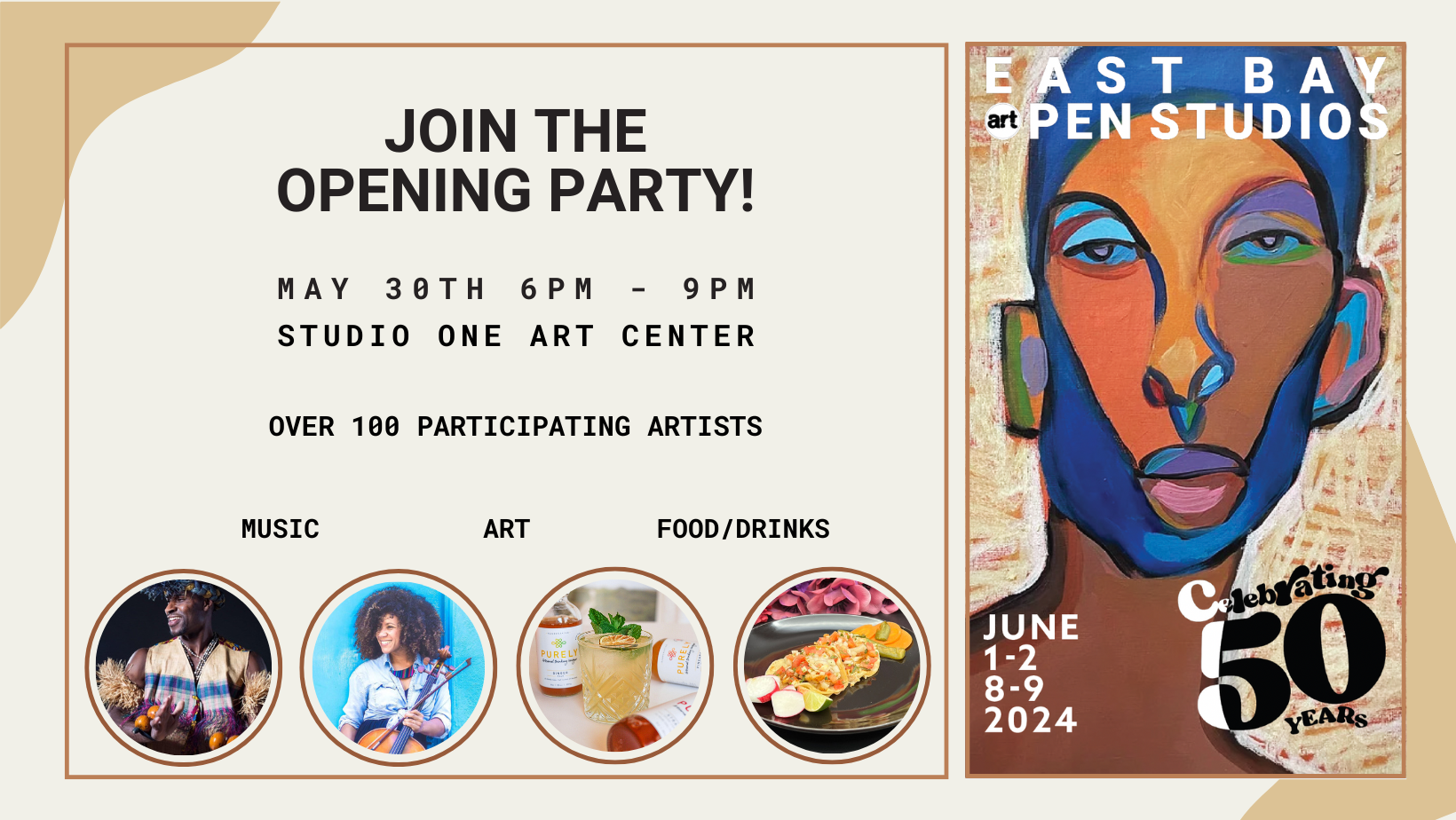 East Bay Open Studios at Studio One Art Center 2024! Image