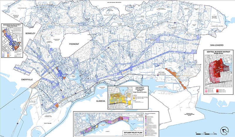 Oakland Zoning Map