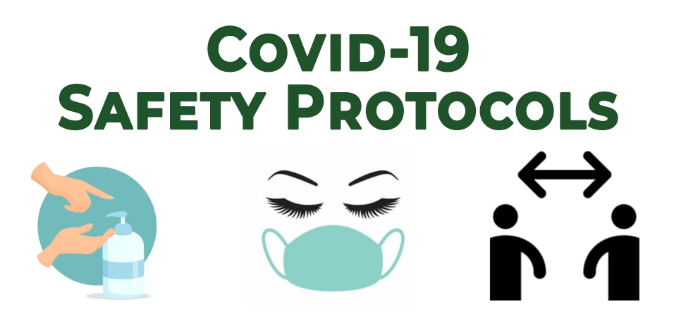 Covid-19 safety protocols graphic