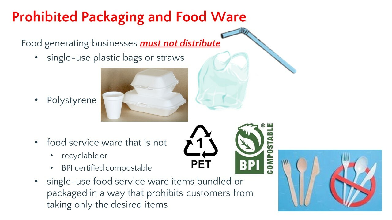 Food ware regulations