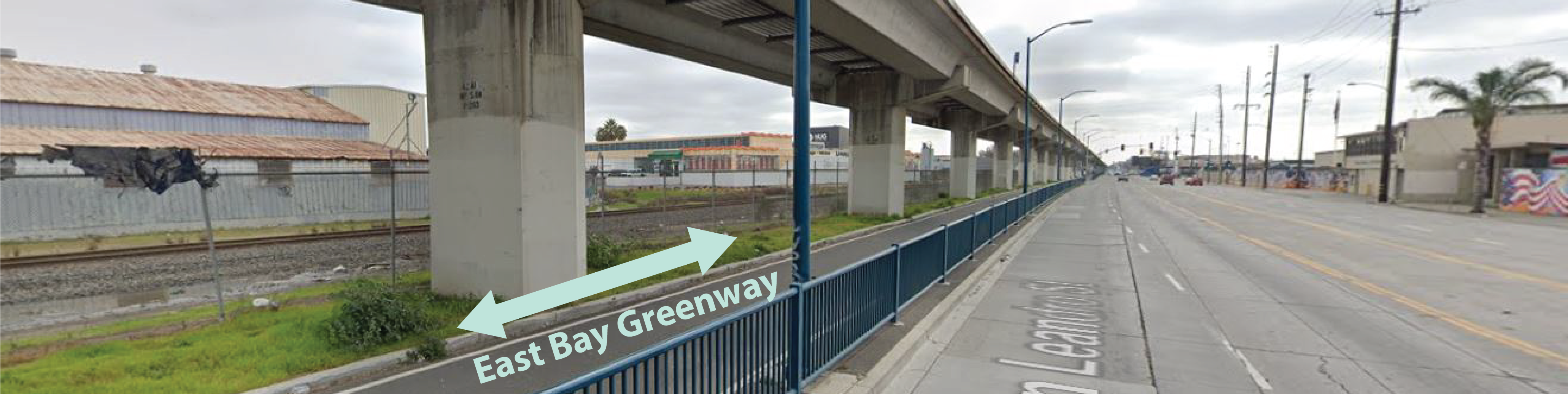 East Bay Greenway Google Streets View