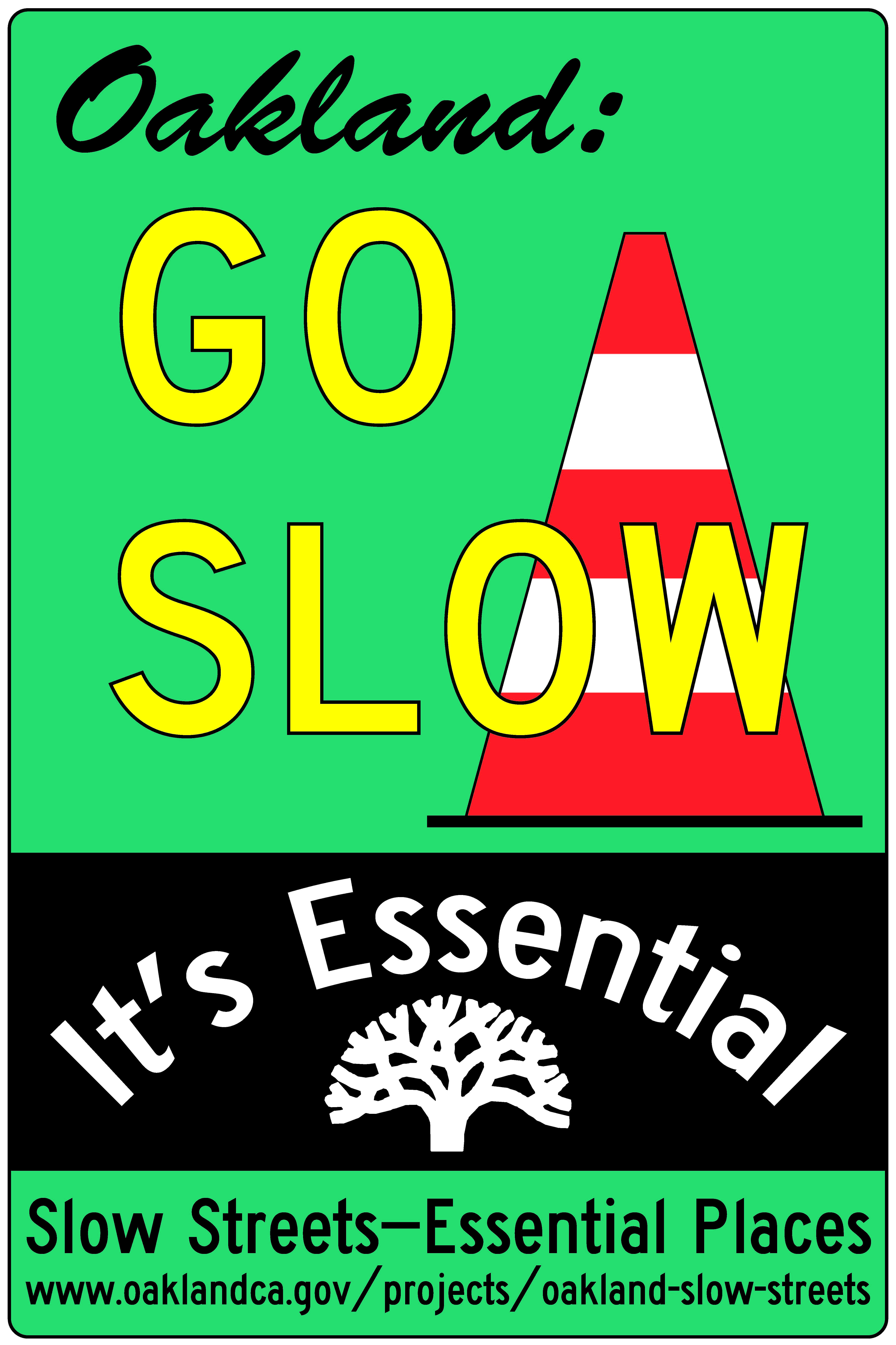 Go Slow, It's Essential! Slow Streets, Essential Places