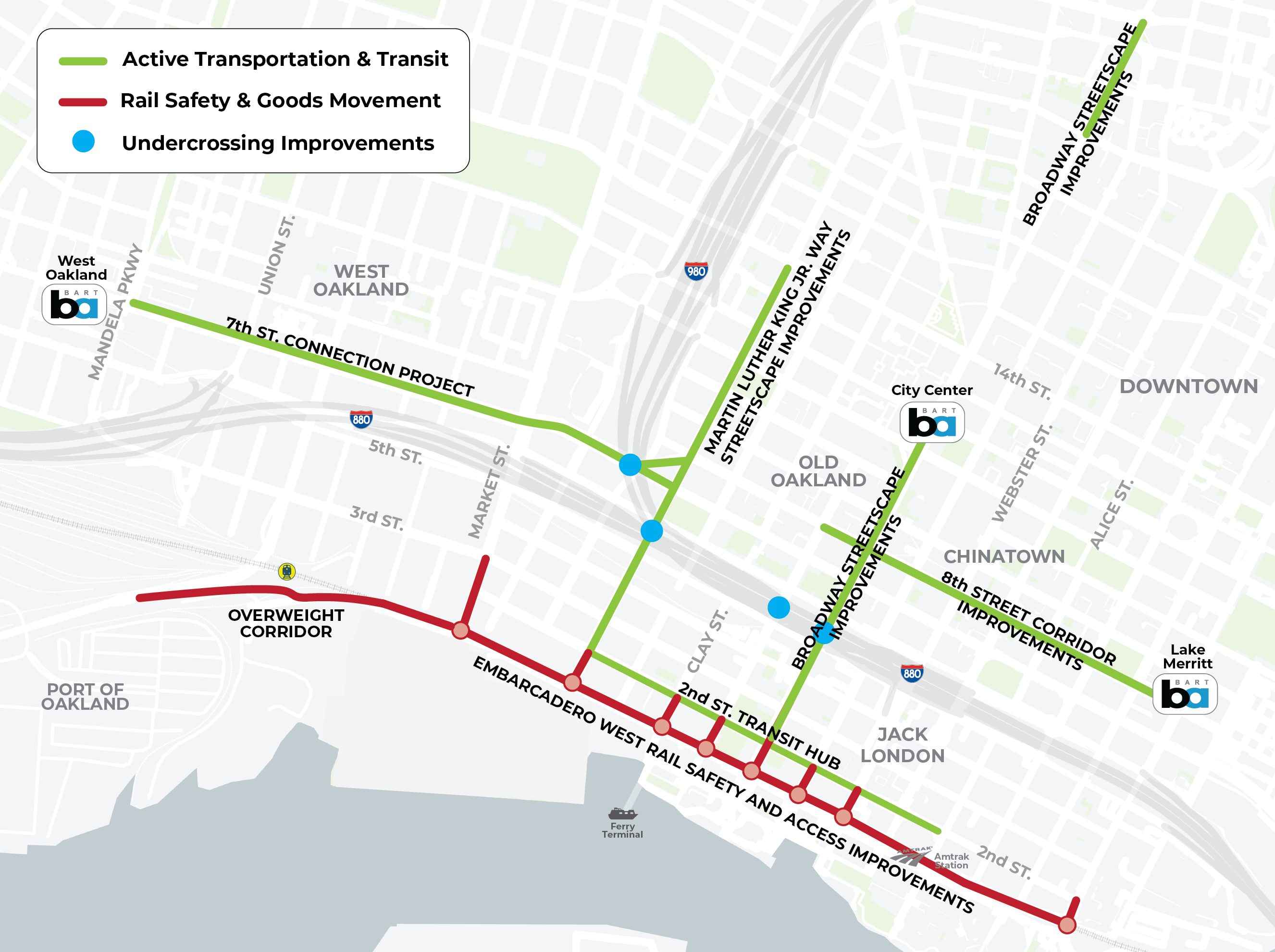 Map of MPD Projects
