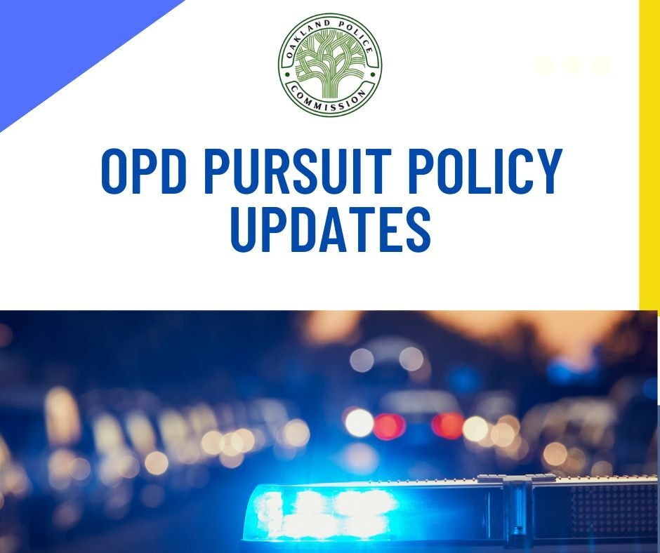 OPD Pursuit Policy Updates flyer